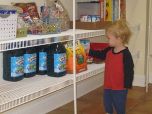 Checking out the RMH pantry